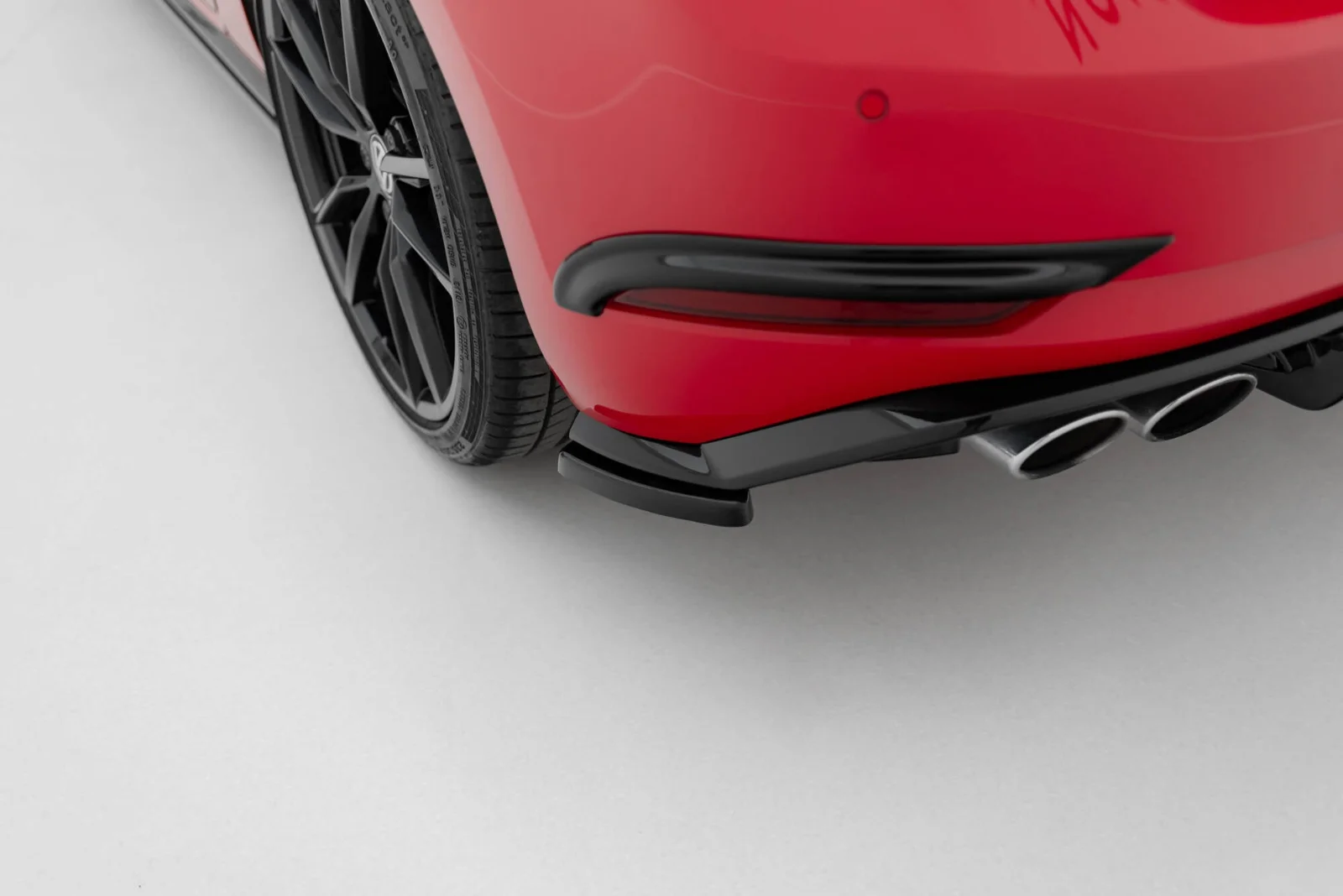 Maxton Design Heck-Seitensplitter für VW Golf 7 R R-Line FL – Schwarz glänzend – VW-GO-7F-R-RSD1G