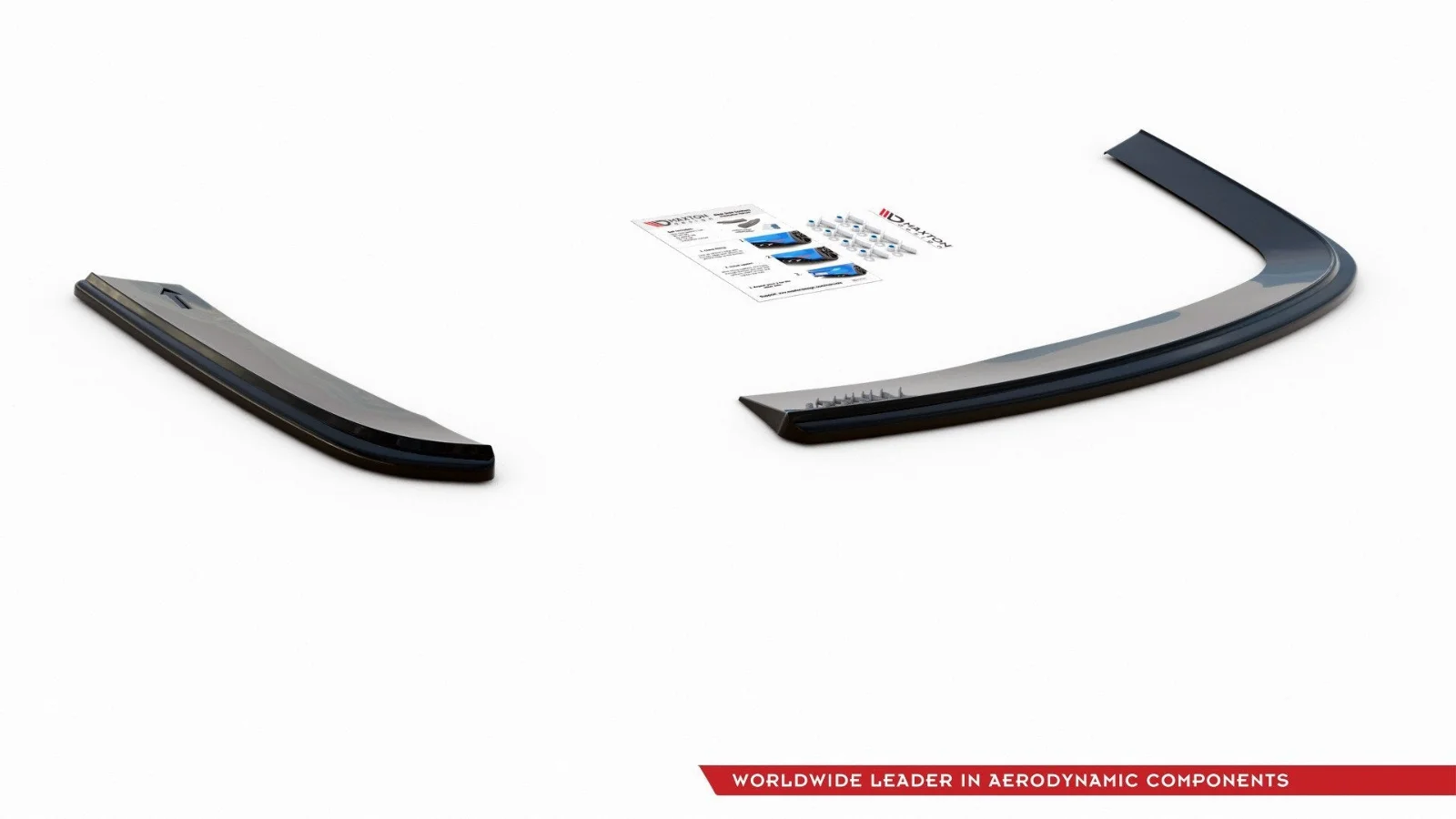 Maxton Design Heck-Seitensplitter für VW Jetta Mk6 – Schwarz glänzend