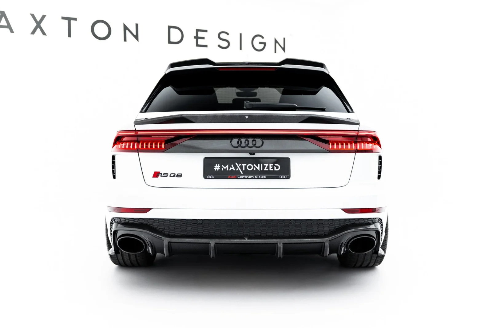 Maxton Design Heckdiffusor für Audi RSQ8 Mk1 – Sichtcarbon (Prepreg)