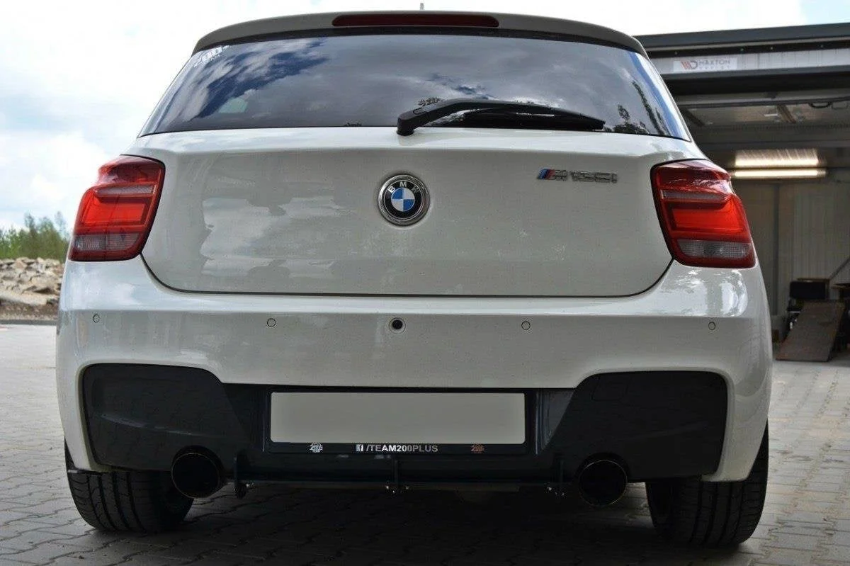 Maxton Design Heckdiffusor für BMW 1er F20 M-Power – Schwarz matt