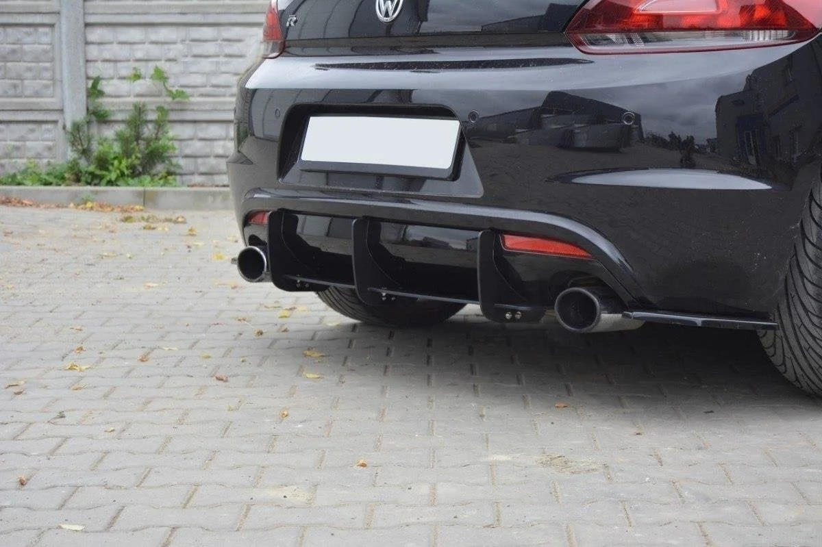 Maxton Design Heckdiffusor für VW Scirocco 3R – Schwarz matt