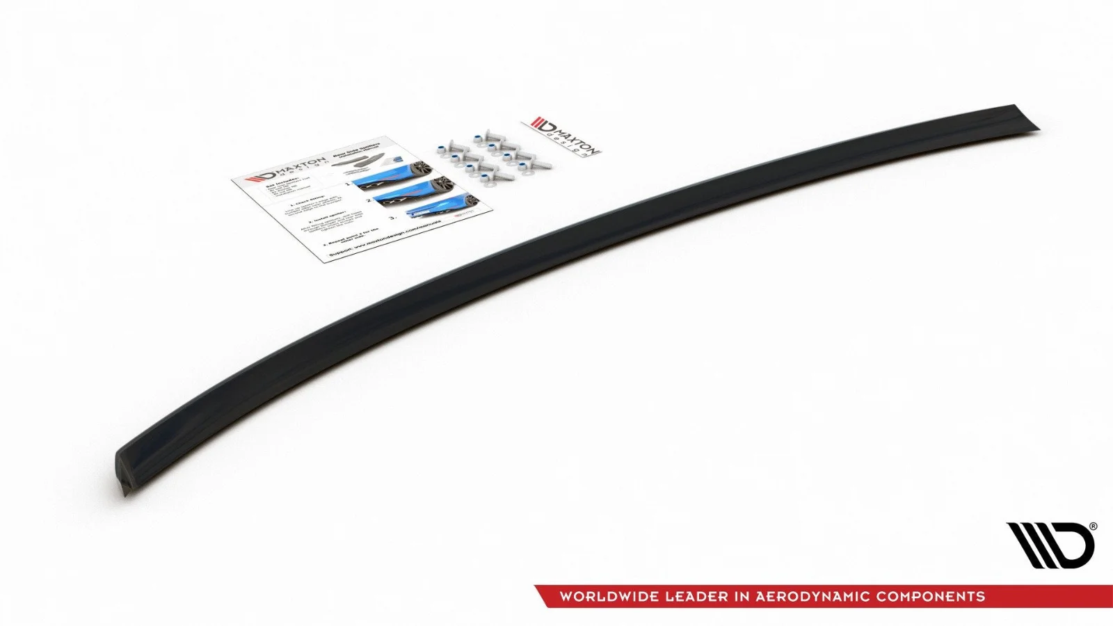 Maxton Design Hecksplitter für Audi A4 B8 – Schwarz glänzend