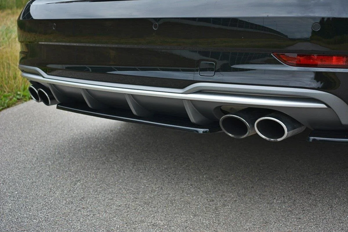 Maxton Design Hecksplitter für Audi S3 8V FL – Schwarz glänzend