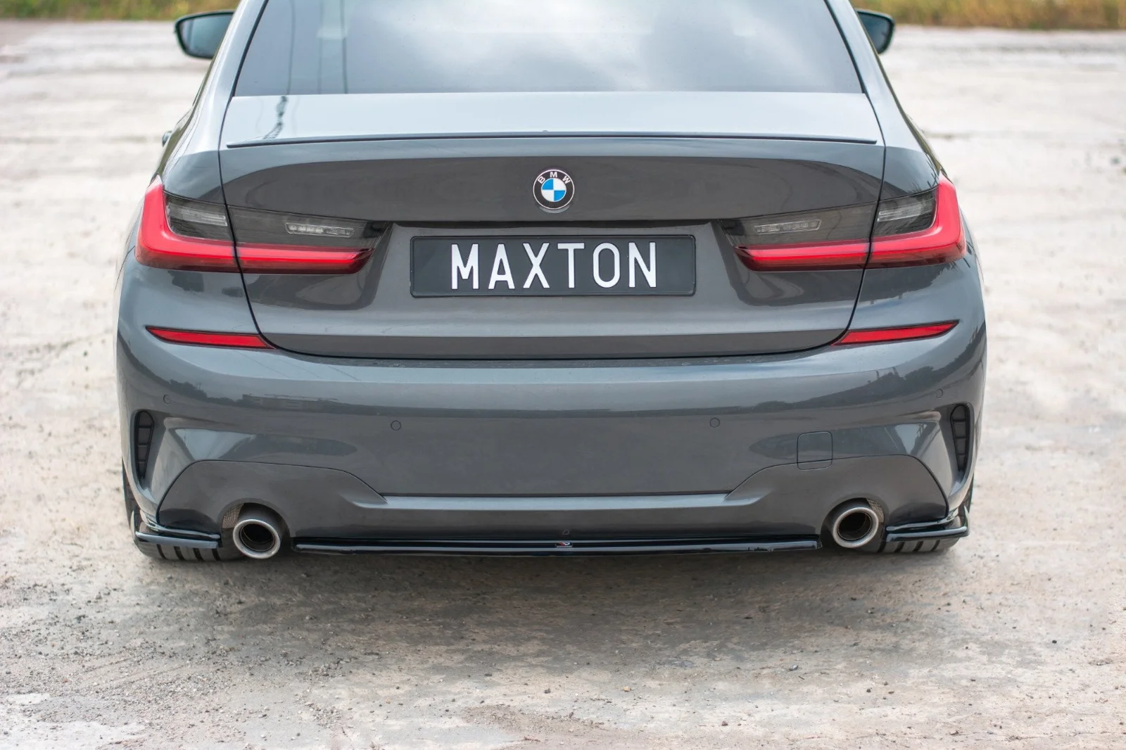 Maxton Design Hecksplitter für BMW 3er G20 M-Paket – Schwarz glänzend