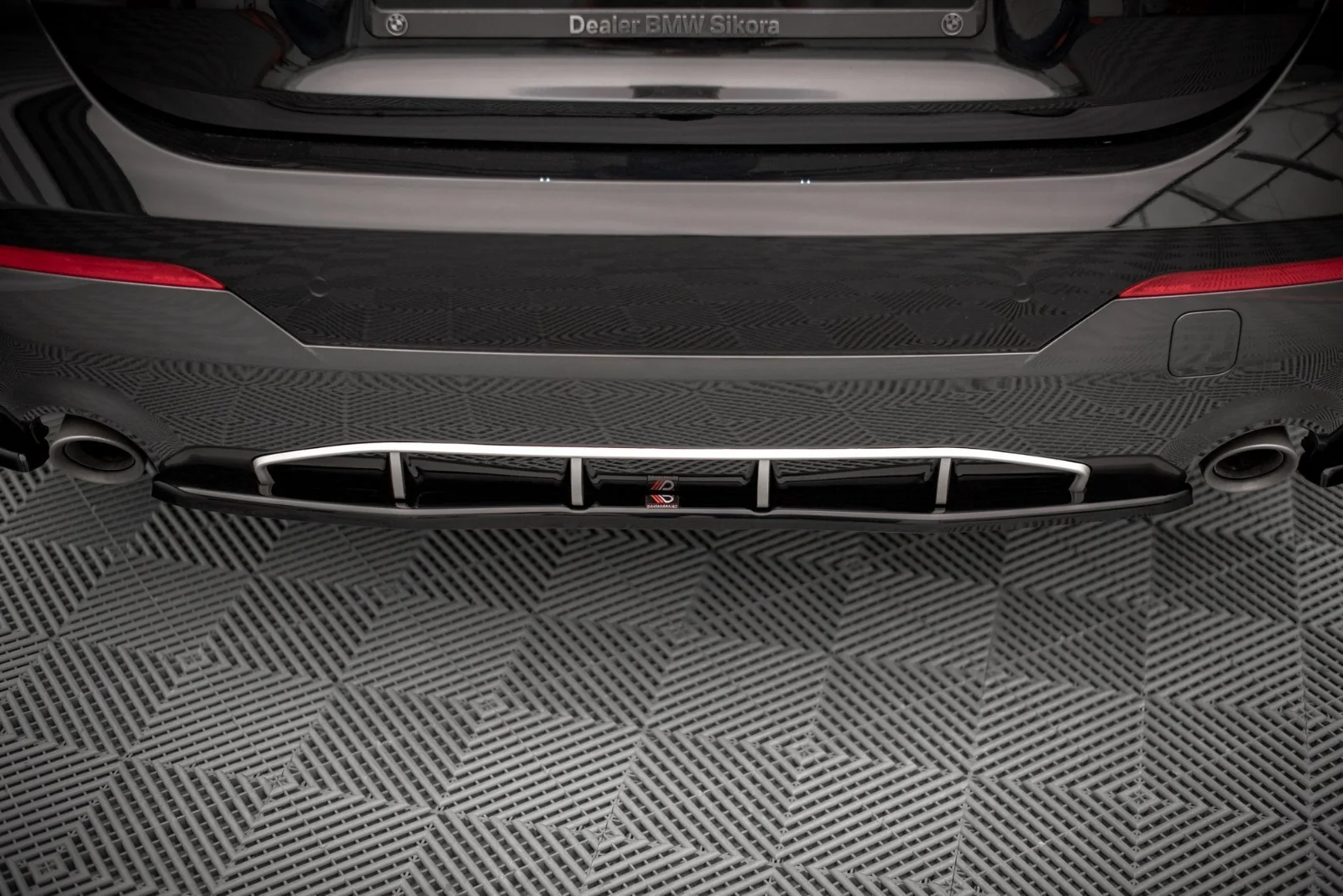 Maxton Design Hecksplitter für BMW 4er M-Paket G22 G23 FL – Schwarz glänzend
