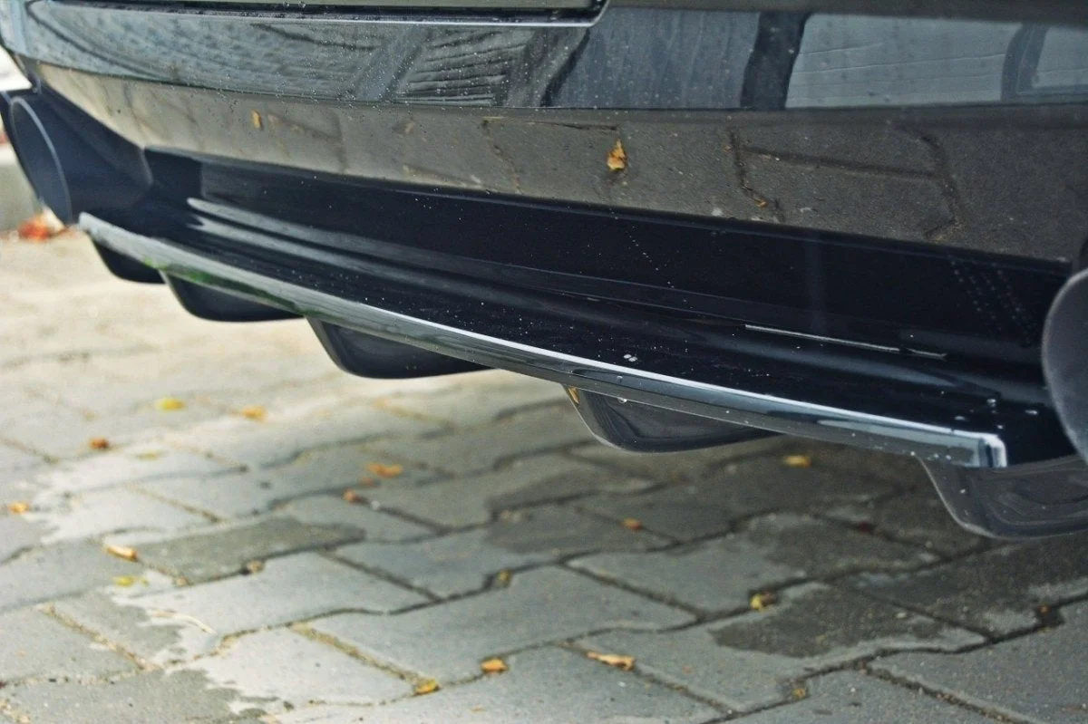 Maxton Hecksplitter für BMW 5er M-Paket F10 F11 (mit zwei – Schwarz glänzend – BM-5-11-MPACK-RD2+RD3G