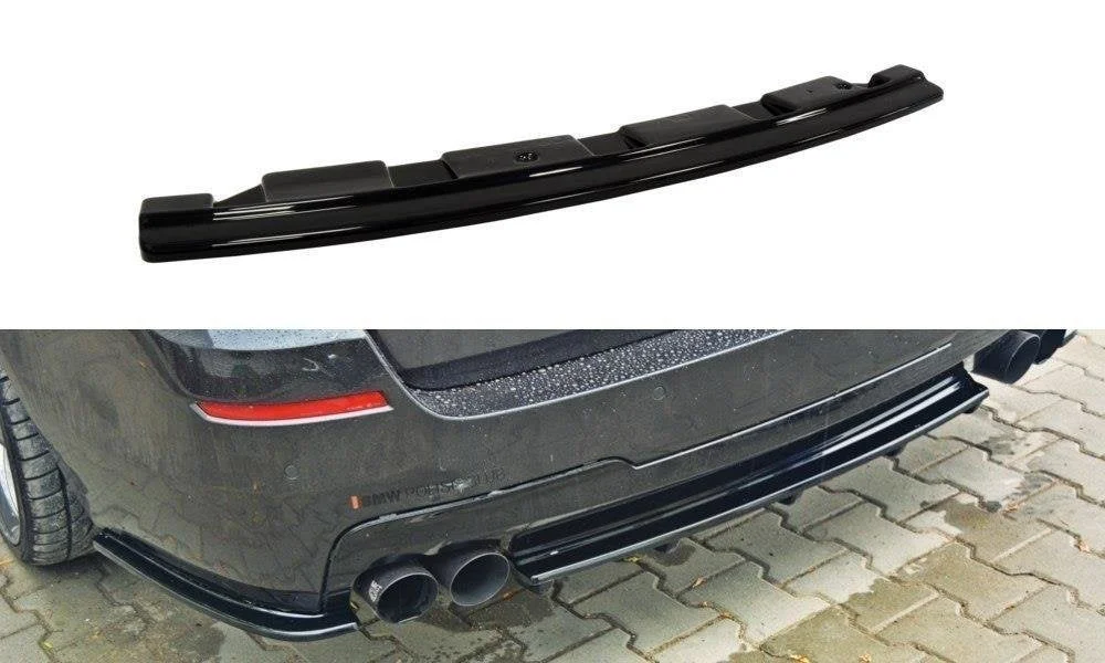 Maxton Hecksplitter für BMW 5er M-Paket F10 F11 - Without – Schwarz glänzend – BM-5-11-MPACK-RD2G