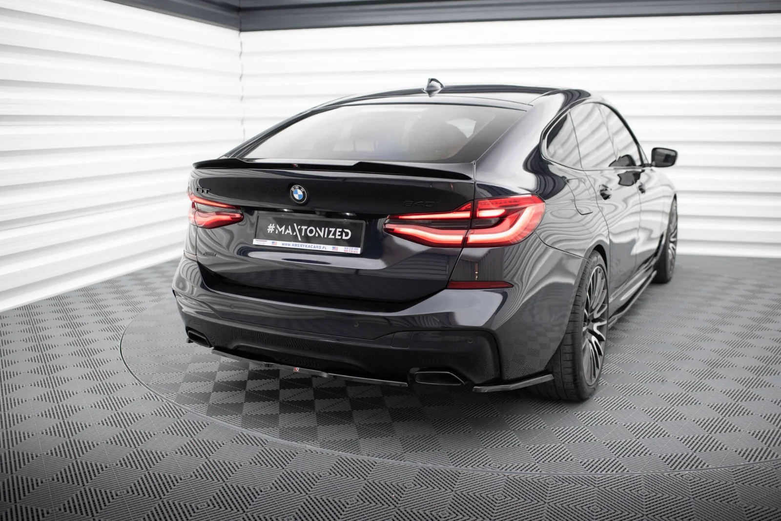 Maxton Design Hecksplitter für BMW 6er GT G32 M-Paket – Schwarz glänzend