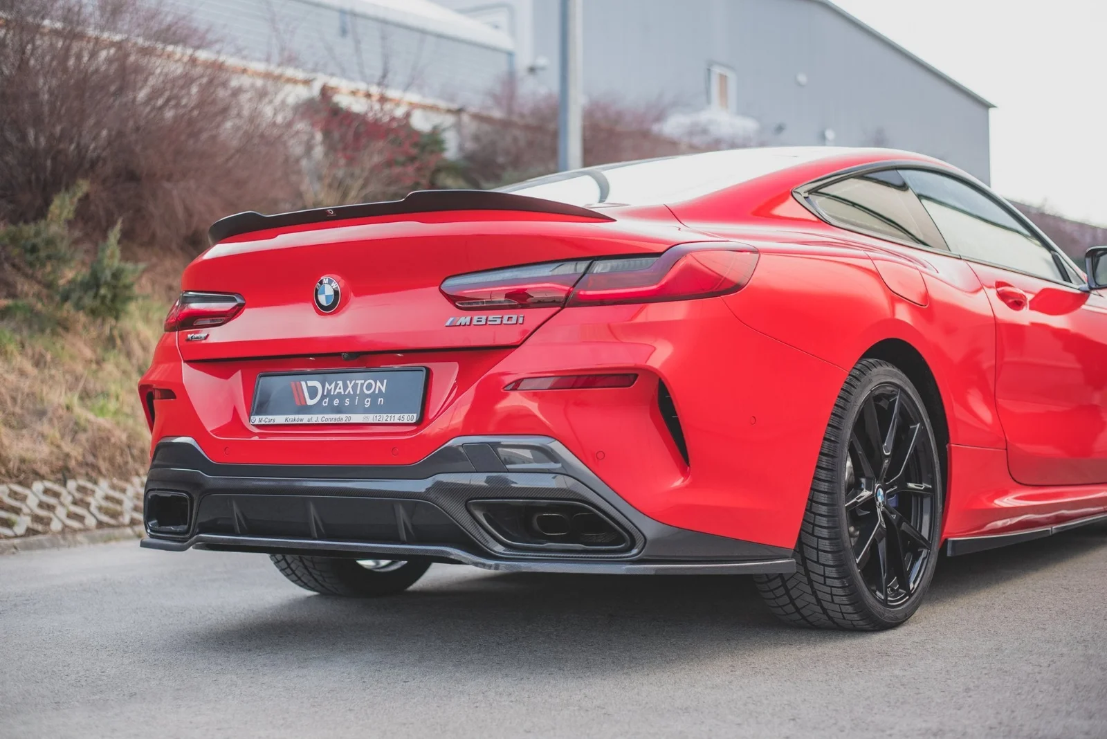 Maxton Design Hecksplitter für BMW 8er M-Paket G15 – Schwarz glänzend – BM-M850-G15-RD1G