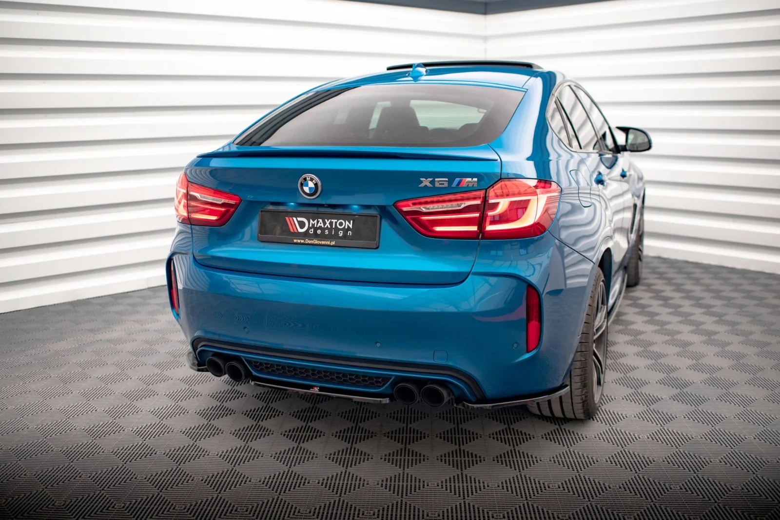 Maxton Design Hecksplitter für BMW X6 M F86 – Schwarz glänzend