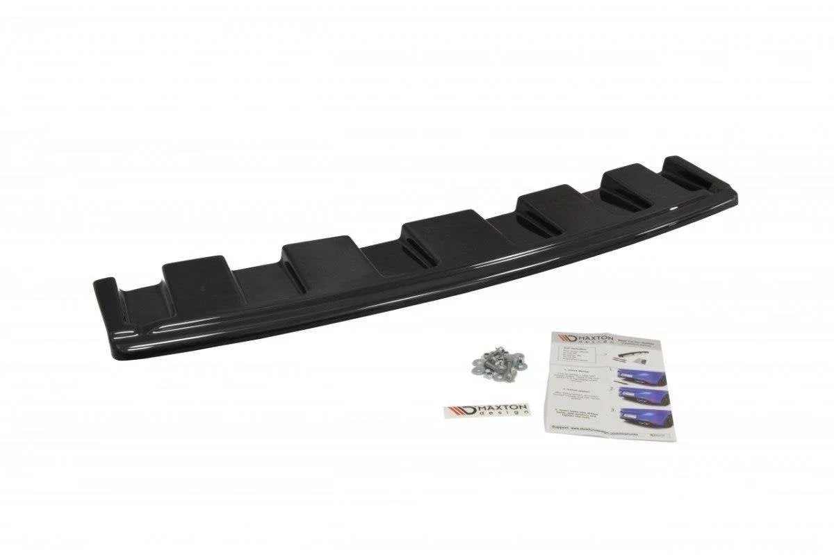 Maxton Hecksplitter für Audi S6 C7 (Ohne Vertikale Balken) – Schwarz glänzend