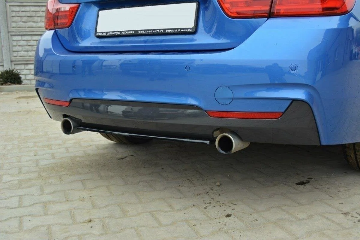 Maxton Hecksplitter für BMW 4er M-Paket F32 F36 F33 (ohne – Schwarz glänzend