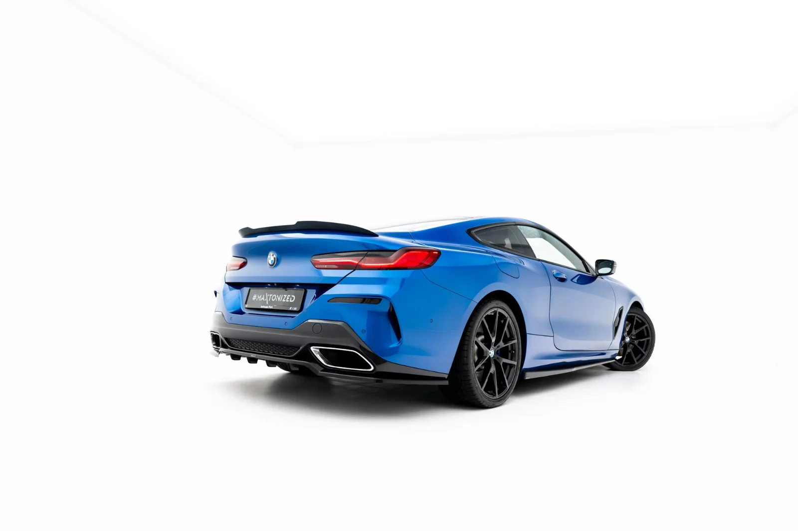 Maxton Design Hecksplitter für BMW 8er M-Paket G15 – Schwarz glänzend – BM-M850-G15-RD3G+RD4G