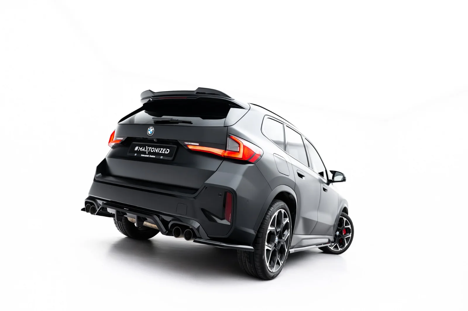 Maxton Design Hecksplitter für BMW X1 M35i U11 – Schwarz glänzend
