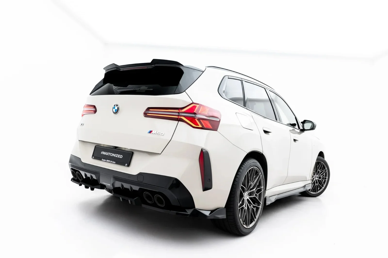 Maxton Design Hecksplitter für BMW X3 M50 G45 – Schwarz glänzend