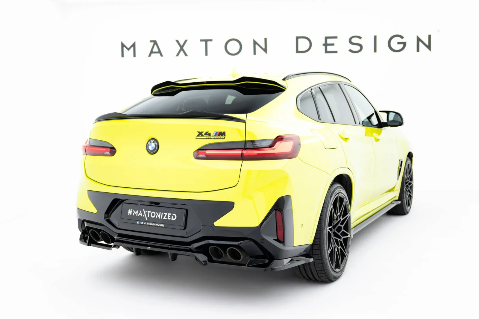 Maxton Design Hecksplitter für BMW X4M F98 FL – Schwarz glänzend
