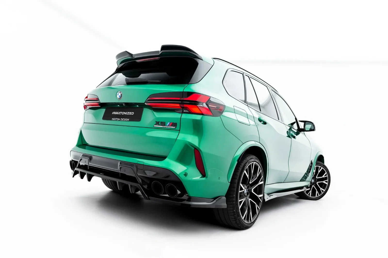 Maxton Design Hecksplitter für BMW X5 M F95 FL – Schwarz glänzend