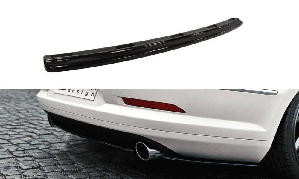 Maxton Design Hecksplitter für VW Passat CC R36 Rline (Ohne – Schwarz glänzend