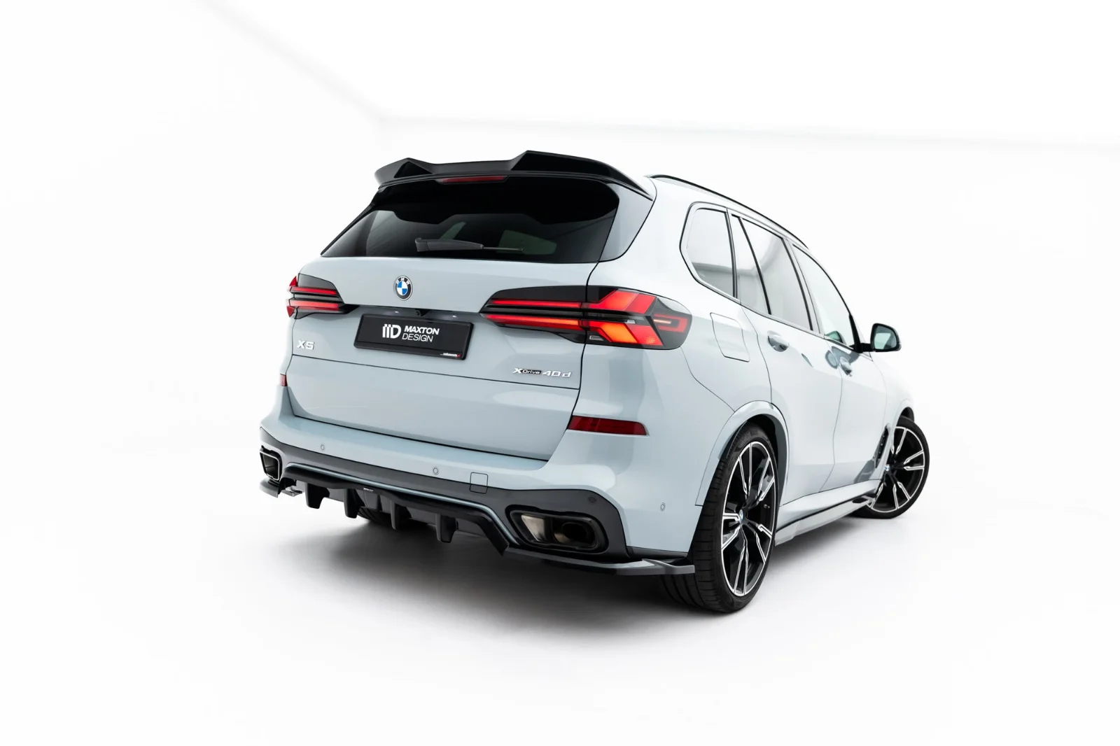 Maxton Design Hecksplitter V.1 für BMW X5 M-Paket G05 FL – Schwarz glänzend