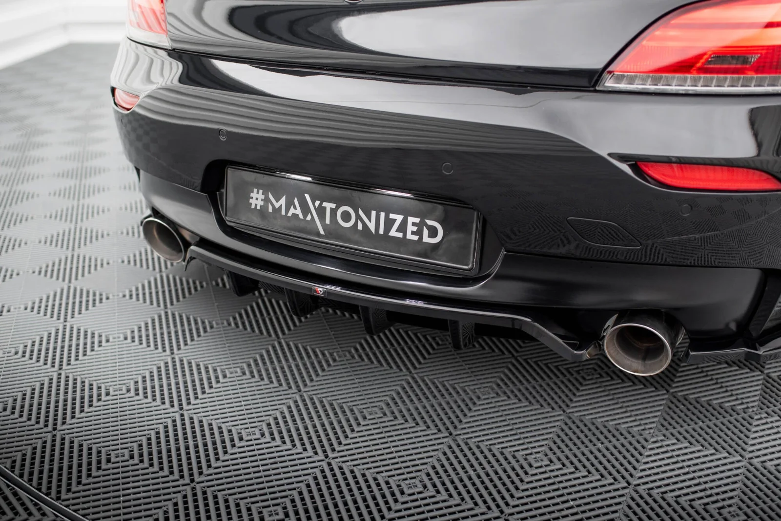 Maxton Design Hecksplitter V.1 für BMW Z4 M-Paket E89 FL – Schwarz glänzend
