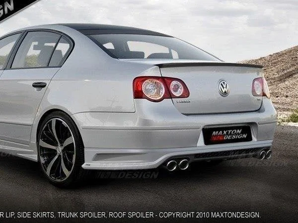 Maxton Design Heckspoiler für VW Passat B6 3C Saloon – GFK, unlackiert