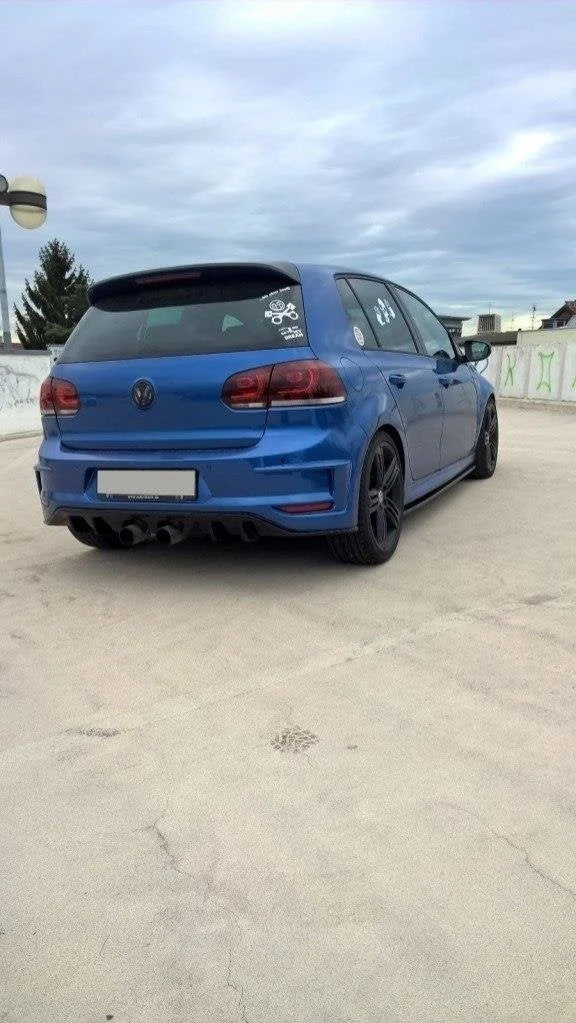 Maxton Design Heckstoßstange für VW Golf 6 (R400 LOOK) – GFK, unlackiert