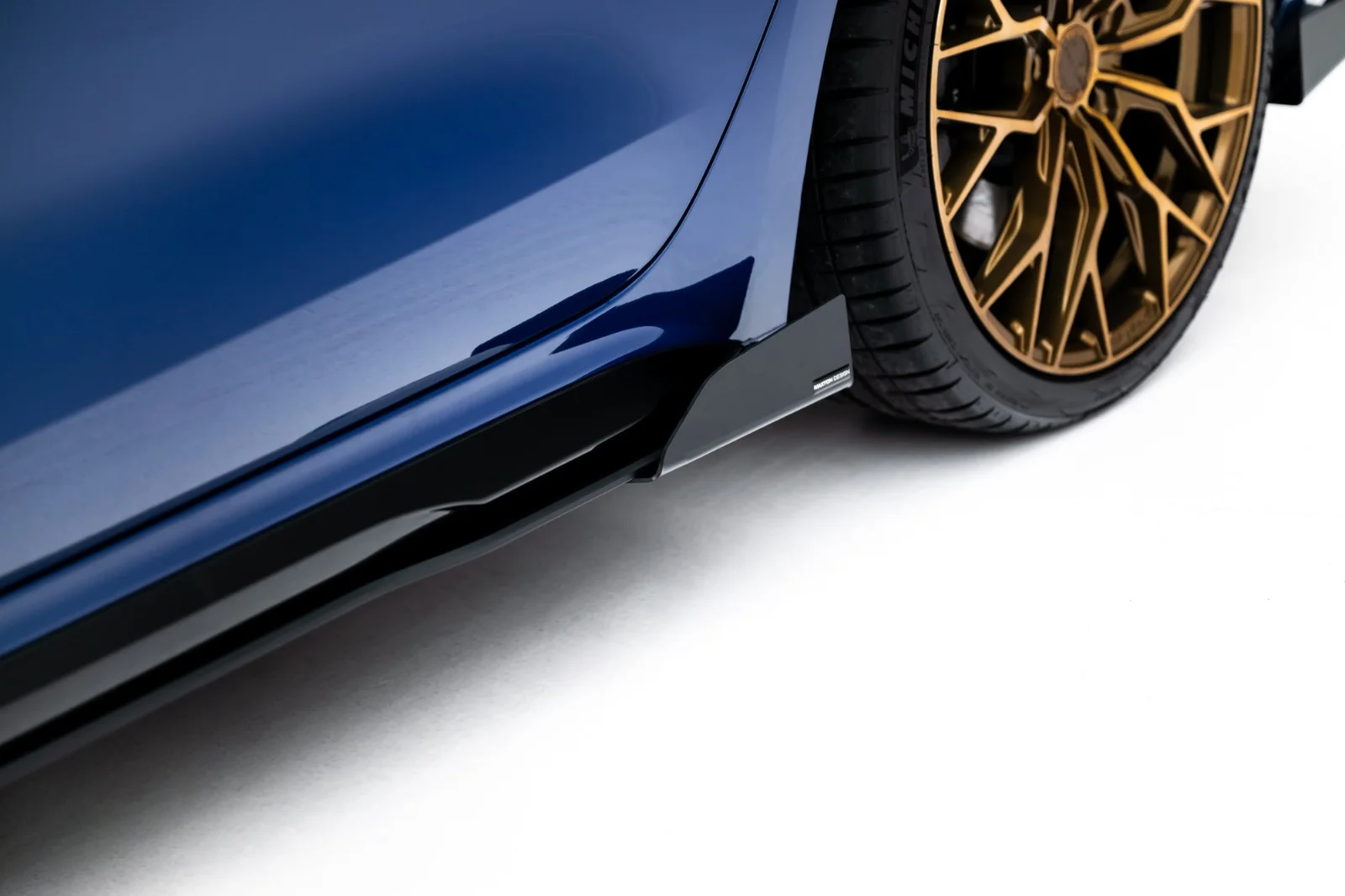 Maxton Design Seitenflaps für Audi A5 S line S5 B10 – Schwarz matt