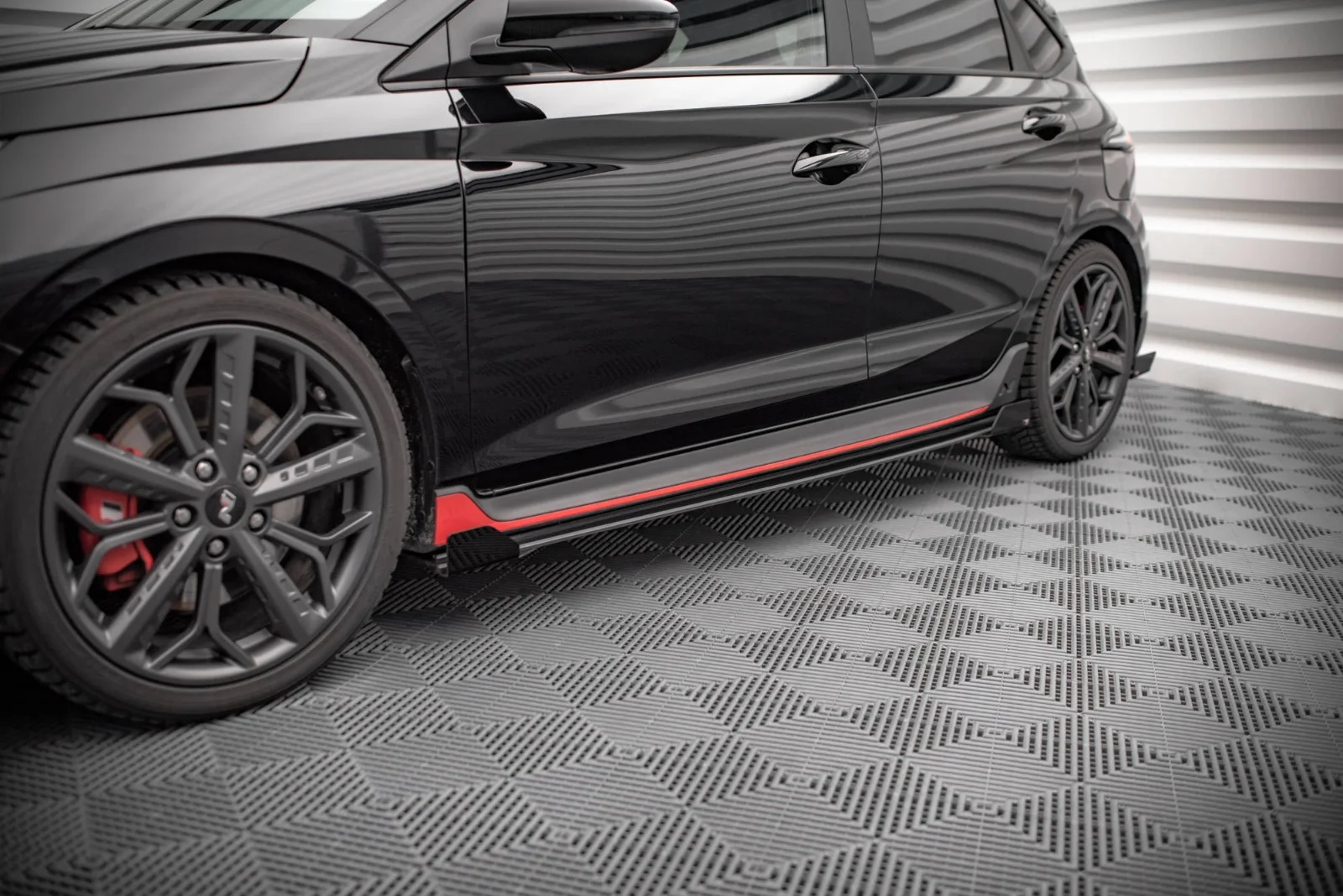 Maxton Design Seitenflaps für Hyundai i20 N Mk3 – Schwarz matt
