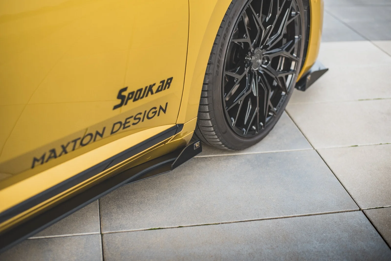 Maxton Design Seitenflaps für VW Arteon R-Line Mk1 – Schwarz matt