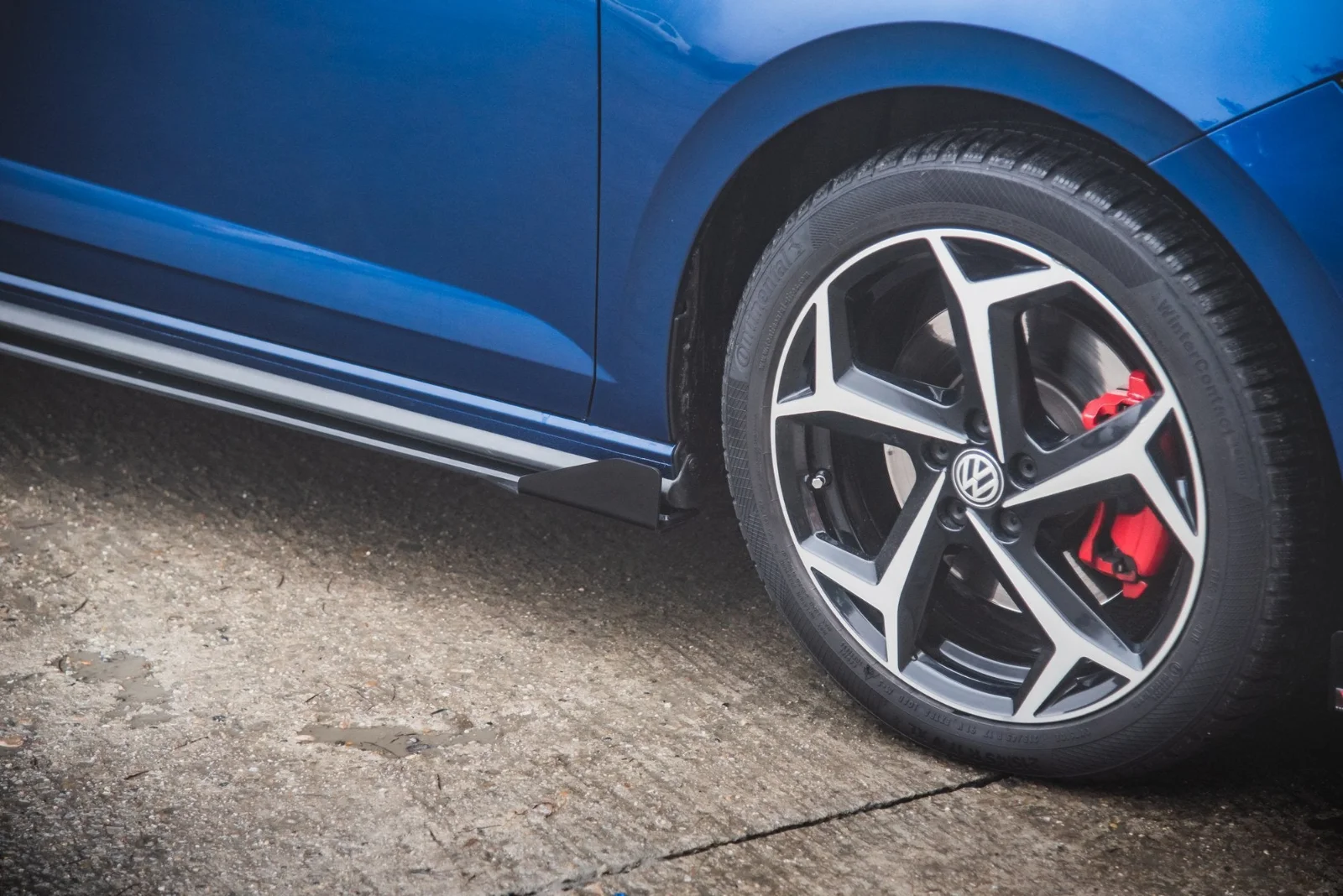 Maxton Design Seitenflaps für VW Polo GTI Mk6 – Schwarz matt