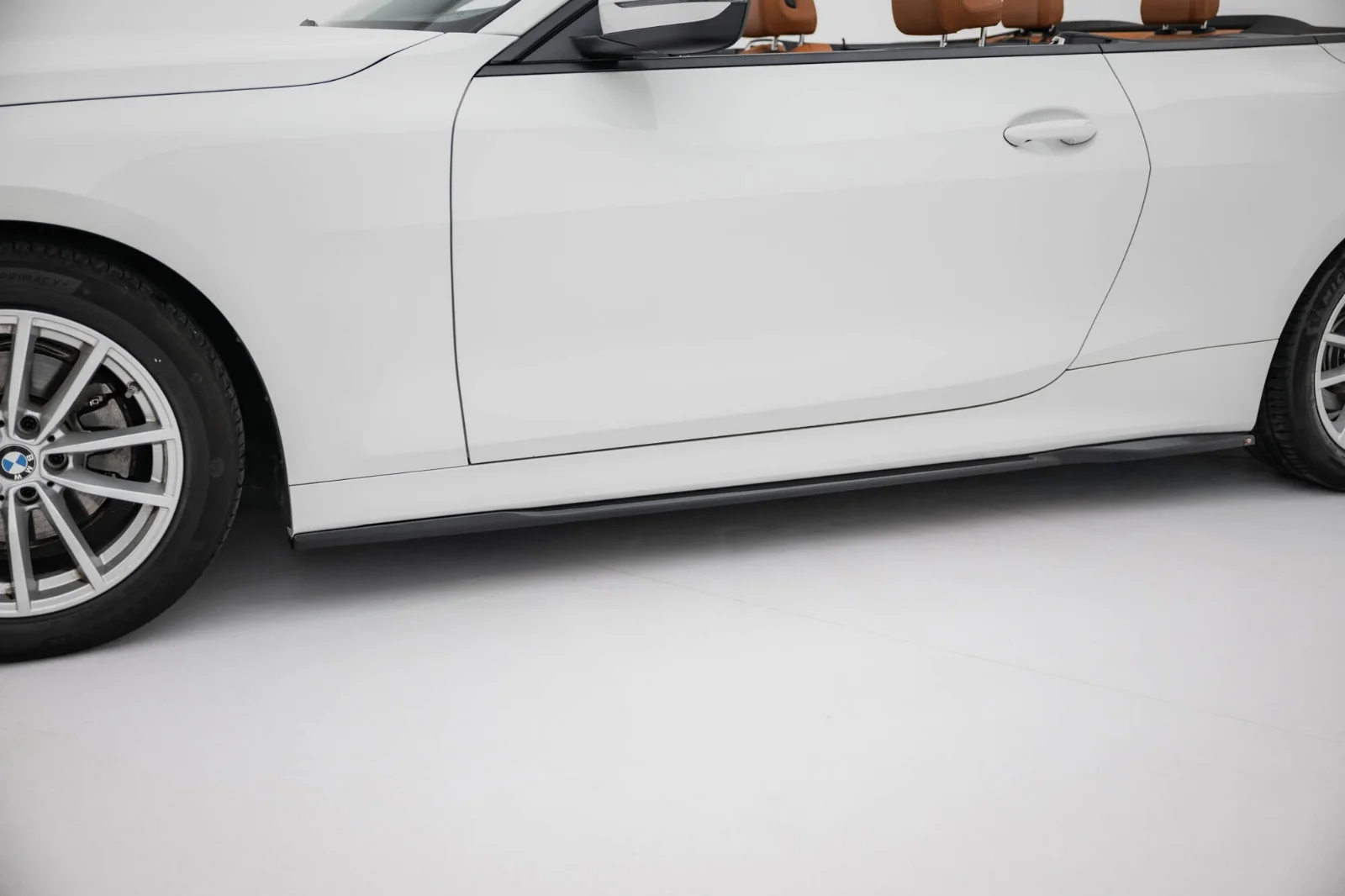 Maxton Design Seitenschweller-Ansätze für BMW 4er G22 G23 – Schwarz glänzend