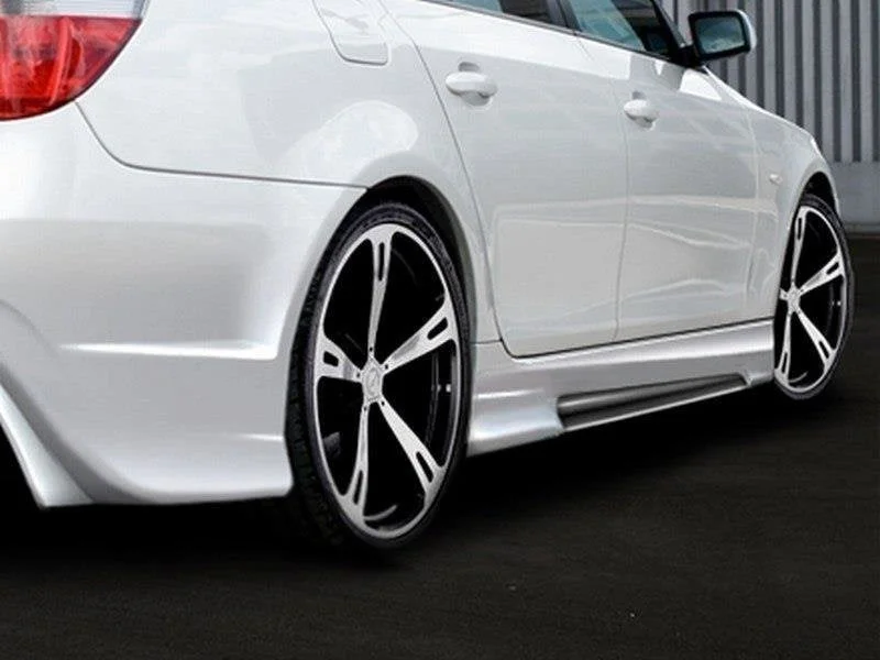 Maxton Seitenschweller-Ansätze BMW 5er E60 E61 Generation V – GFK, unlackiert