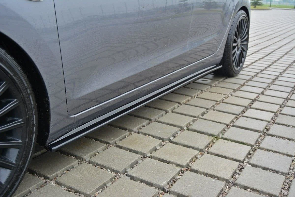 Maxton Design Seitenschweller-Ansätze für Hyundai i30 Mk2 – Schwarz glänzend