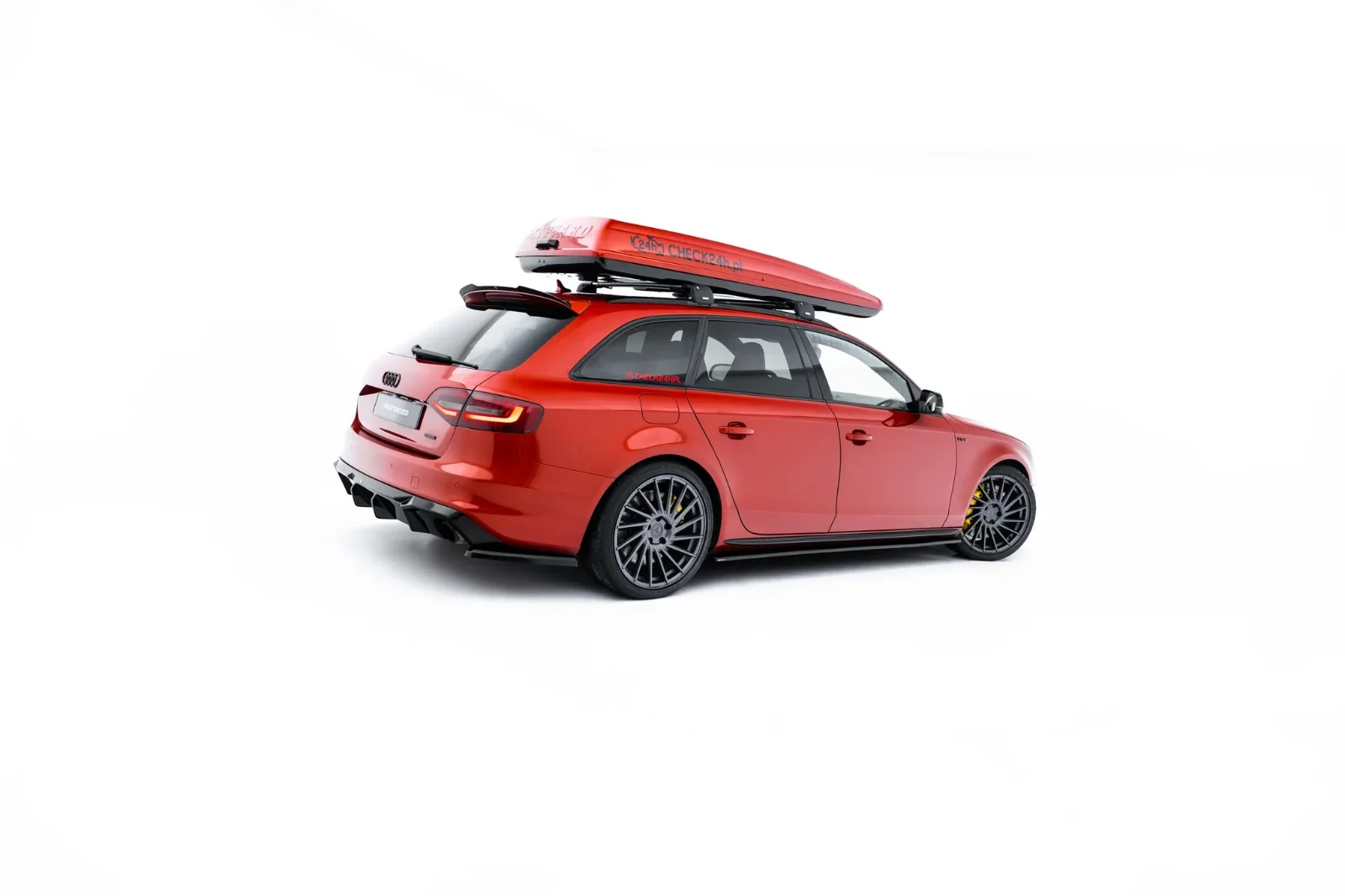 Maxton Seitenschweller-Ansätze V.1 für Audi A4 S line S4 B8 – Schwarz glänzend