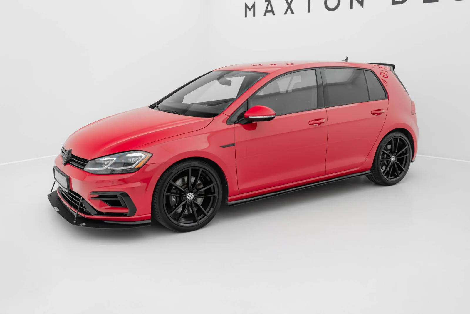 Maxton Seitenschweller-Ansätze für VW Golf 7 R R-Line FL – Schwarz matt – VW-GO-7F-R-CNC-SD1A