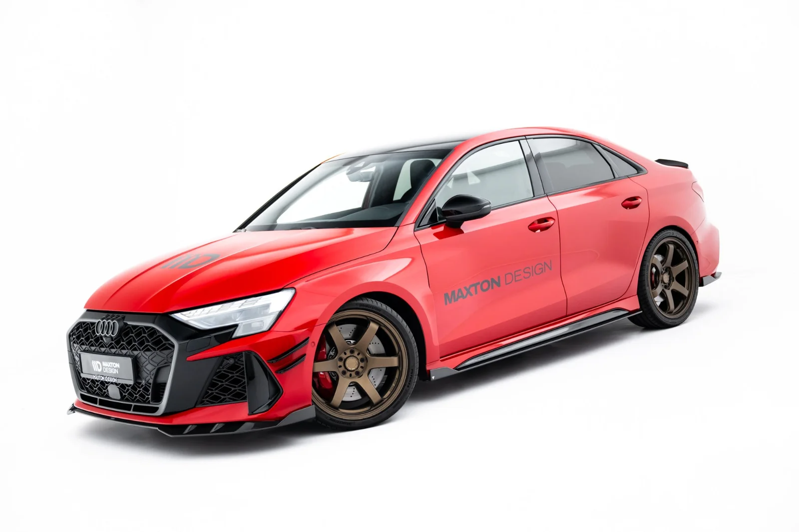 Maxton Design Splitter-Set für Audi RS3 8Y FL – Sichtcarbon (Prepreg) – CF-AU-RS3-8YF-SET – CF-AU-RS3-8YF-SET