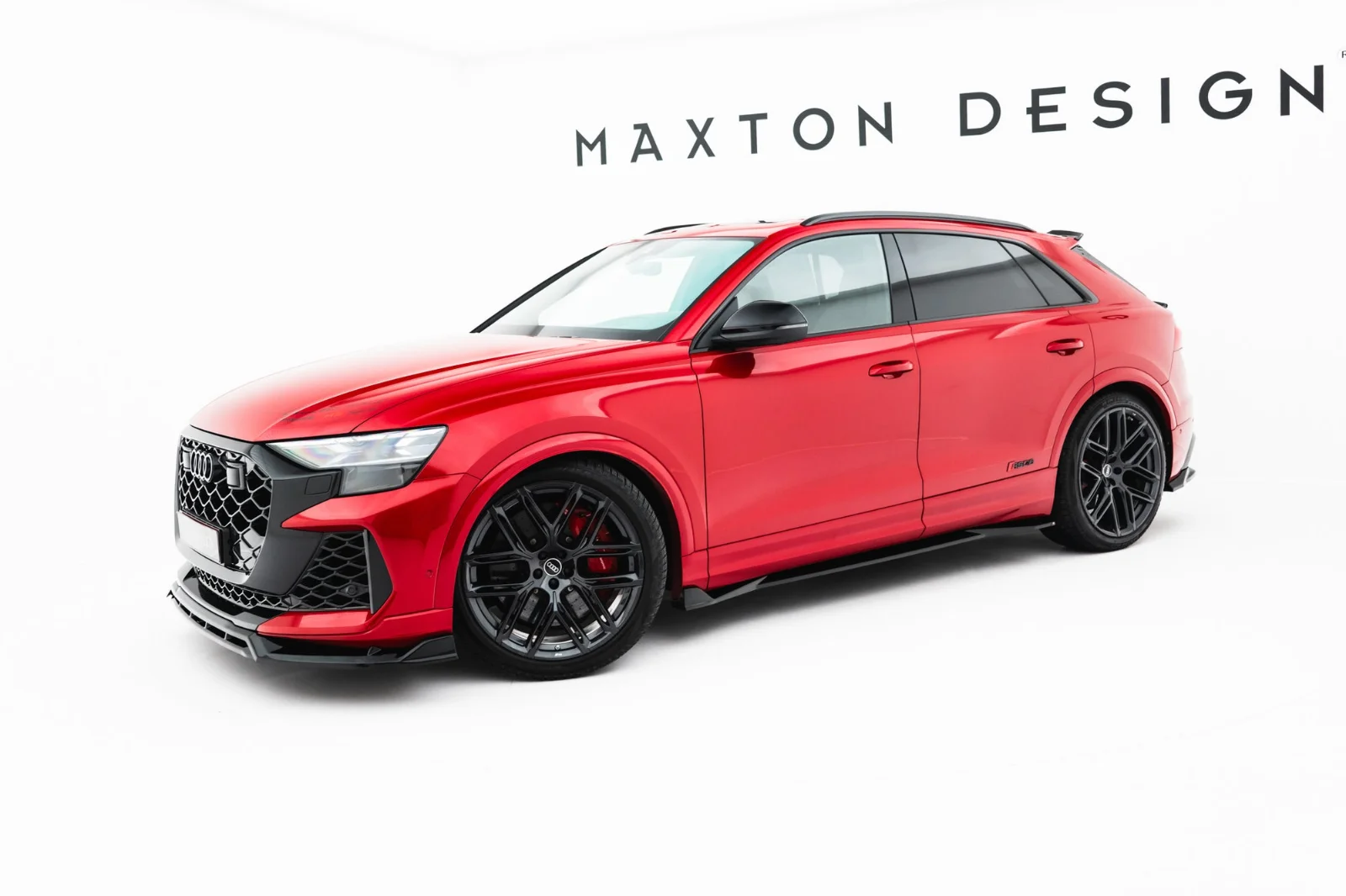 Maxton Design Splitter-Set für Audi RSQ8 Mk1 FL – Schwarz glänzend