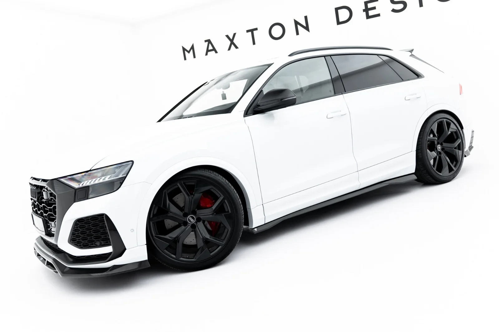 Maxton Design Splitter-Set für Audi RSQ8 Mk1 – Sichtcarbon (Prepreg)
