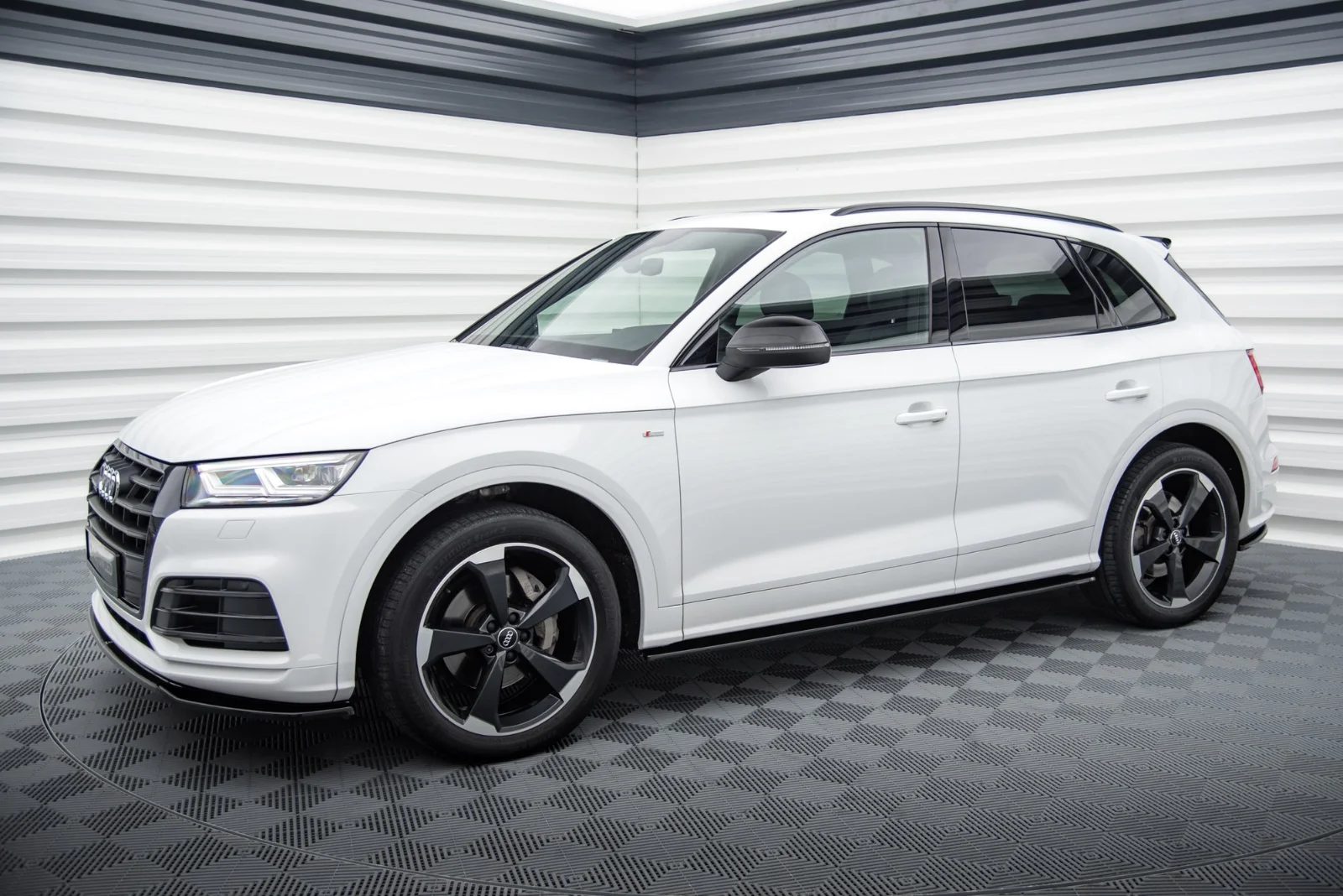 Maxton Design Splitter-Set für Audi SQ5 Q5 S line Mk2 – Schwarz glänzend