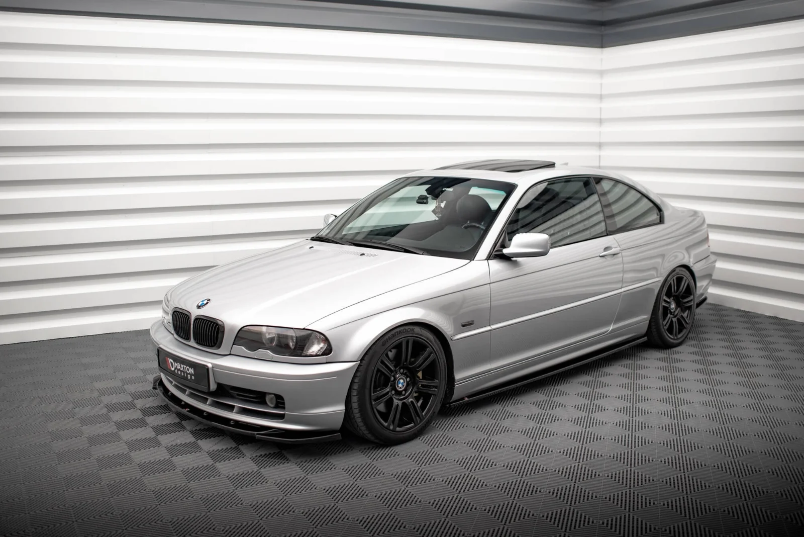 Maxton Design Splitter-Set für BMW 3er E46 – Schwarz glänzend