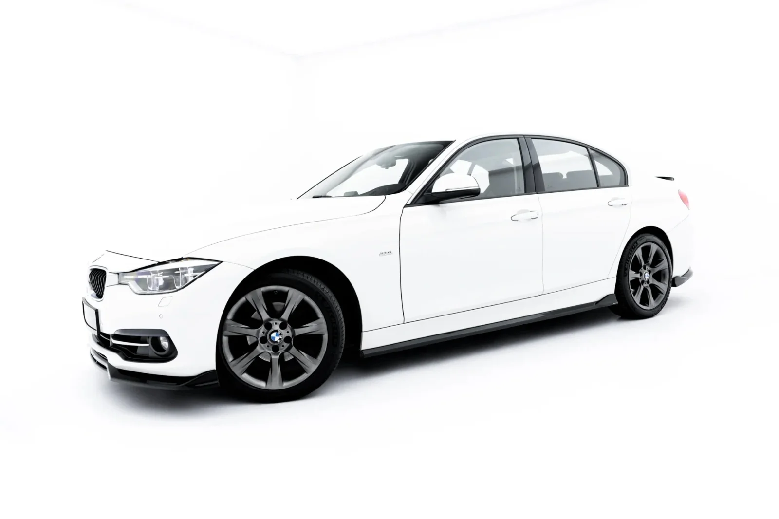 Maxton Design Splitter-Set für BMW 3er Sportline F30 – Schwarz glänzend
