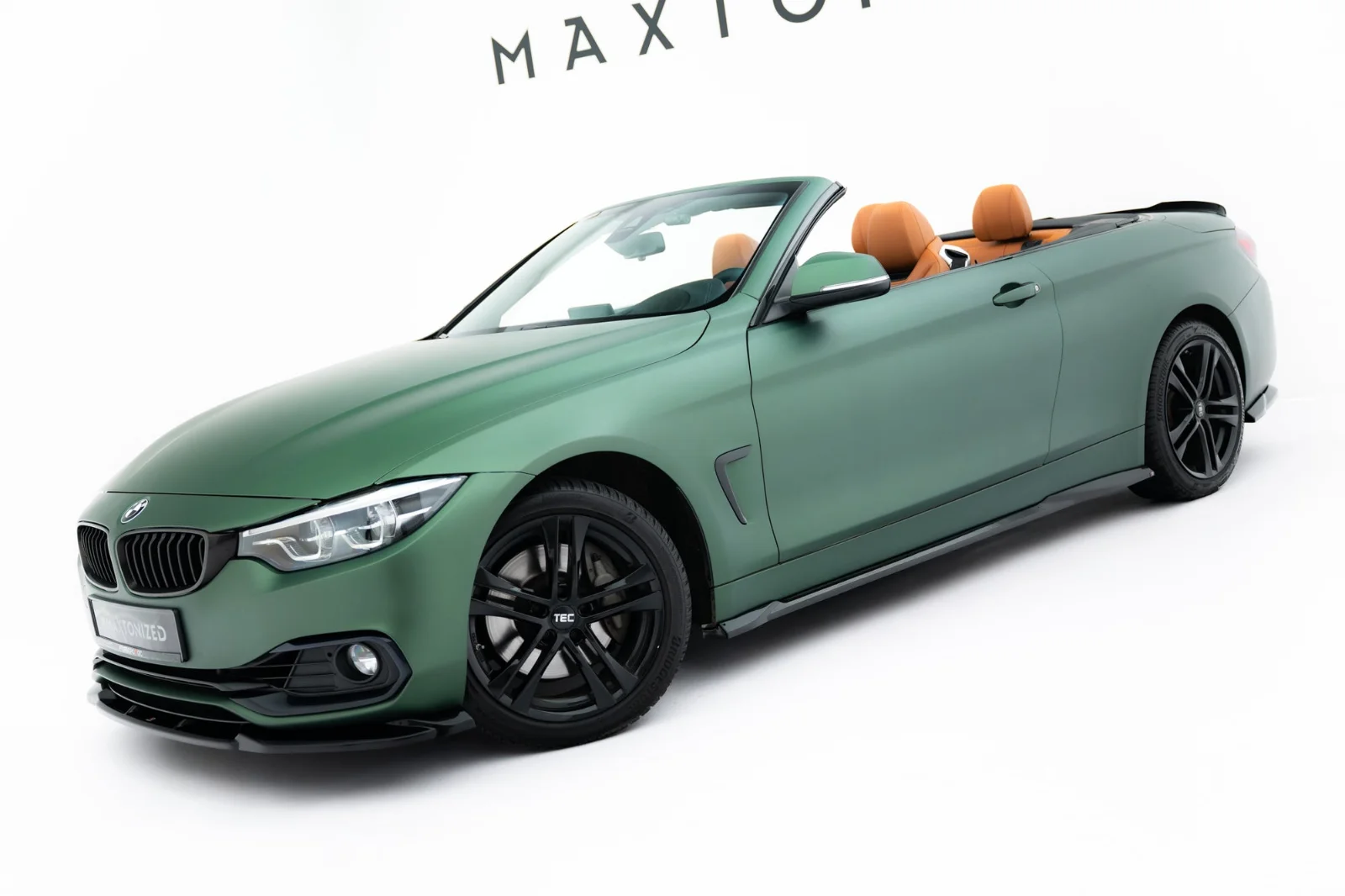 Maxton Design Splitter-Set für BMW 4er F33 – Schwarz glänzend