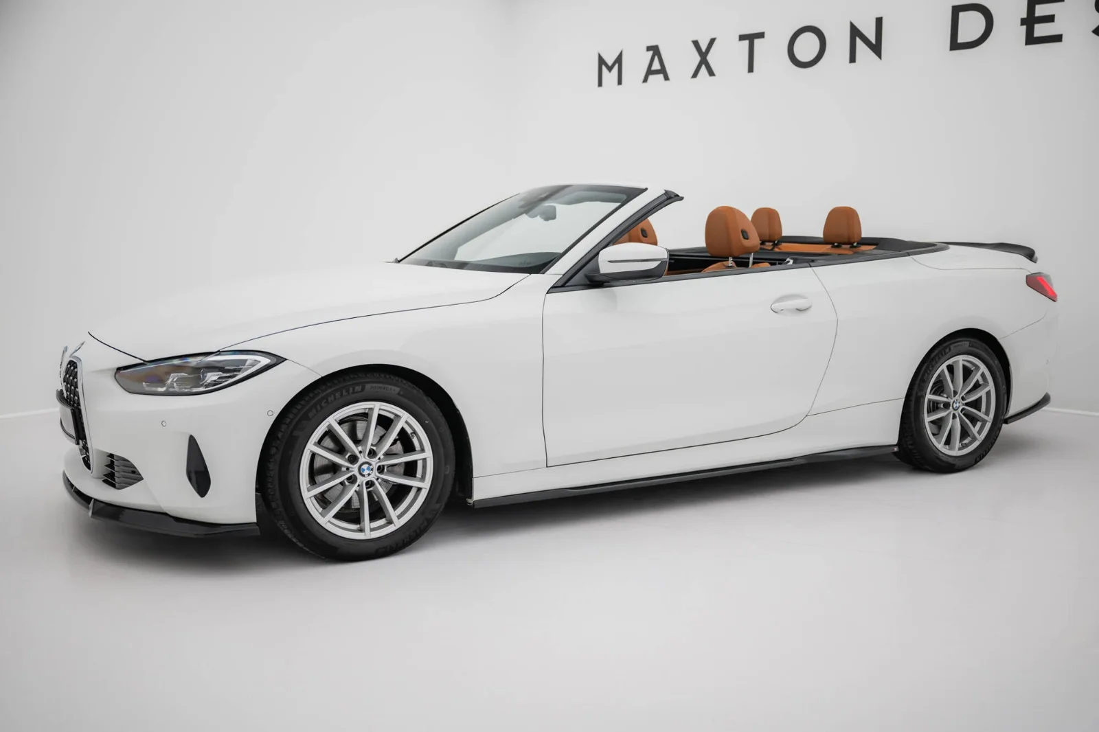 Maxton Design Splitter-Set für BMW 4er G22 G23 – Schwarz glänzend