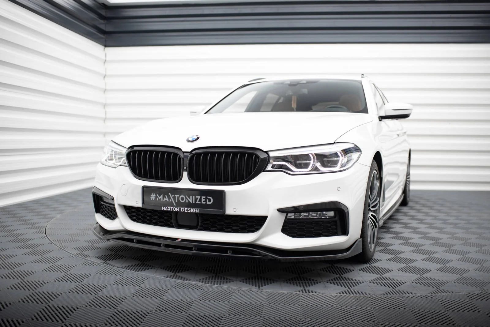 Maxton Design Splitter-Set für BMW 5er M-Paket G30 – Schwarz glänzend