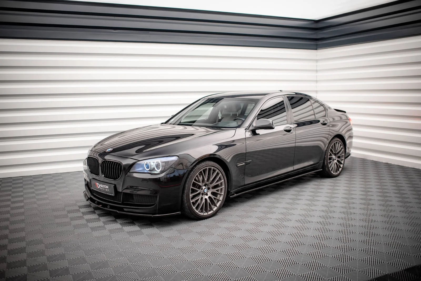 Maxton Design Splitter-Set für BMW 7er M-Paket F01 – Schwarz glänzend