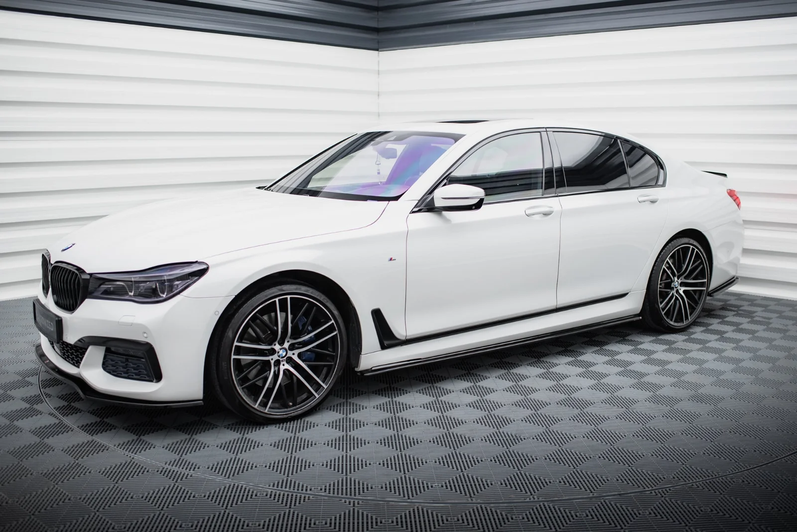Maxton Design Splitter-Set für BMW 7er M-Paket G11 – Schwarz glänzend