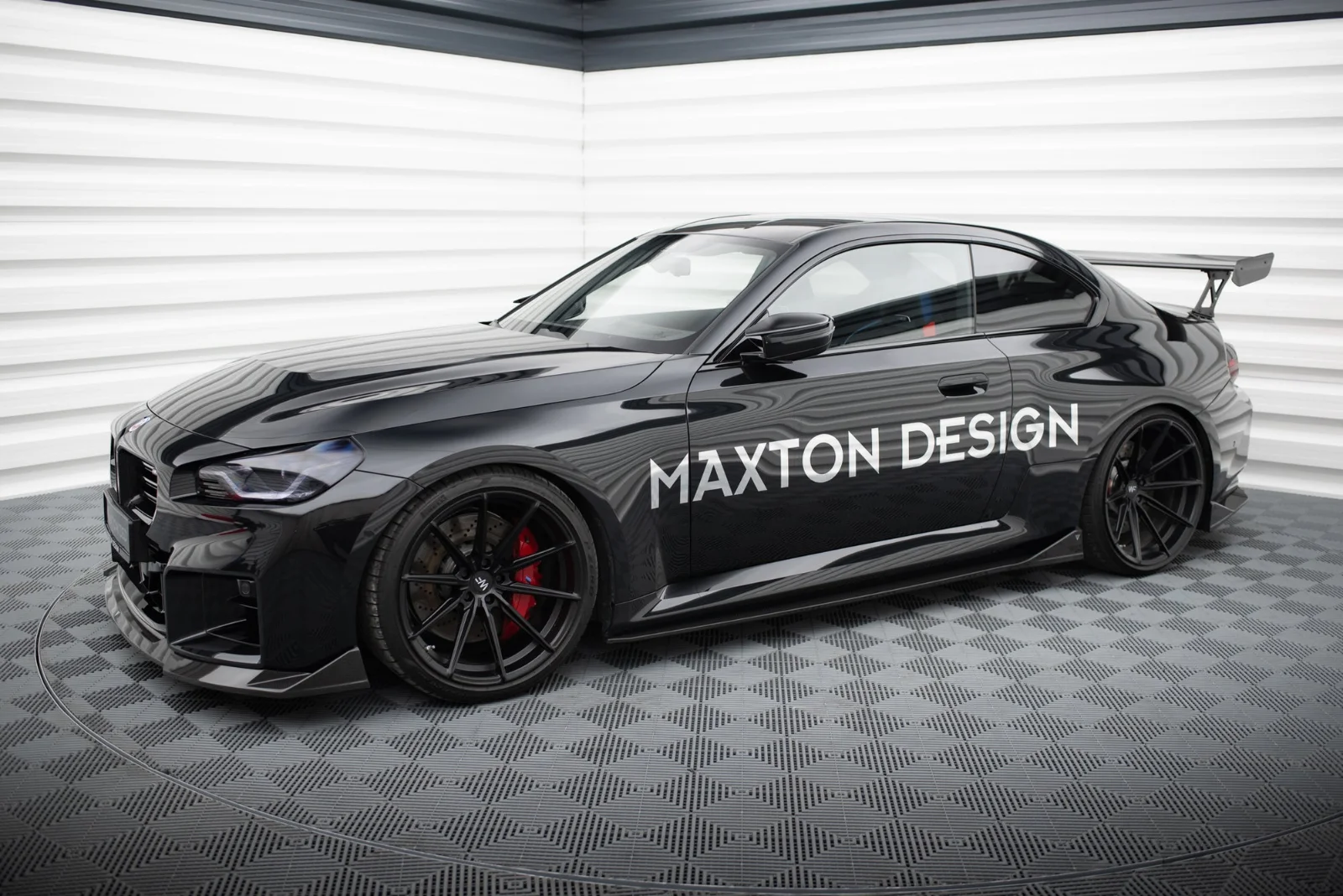 Maxton Design Splitter-Set für BMW M2 G87 – Sichtcarbon (Prepreg)