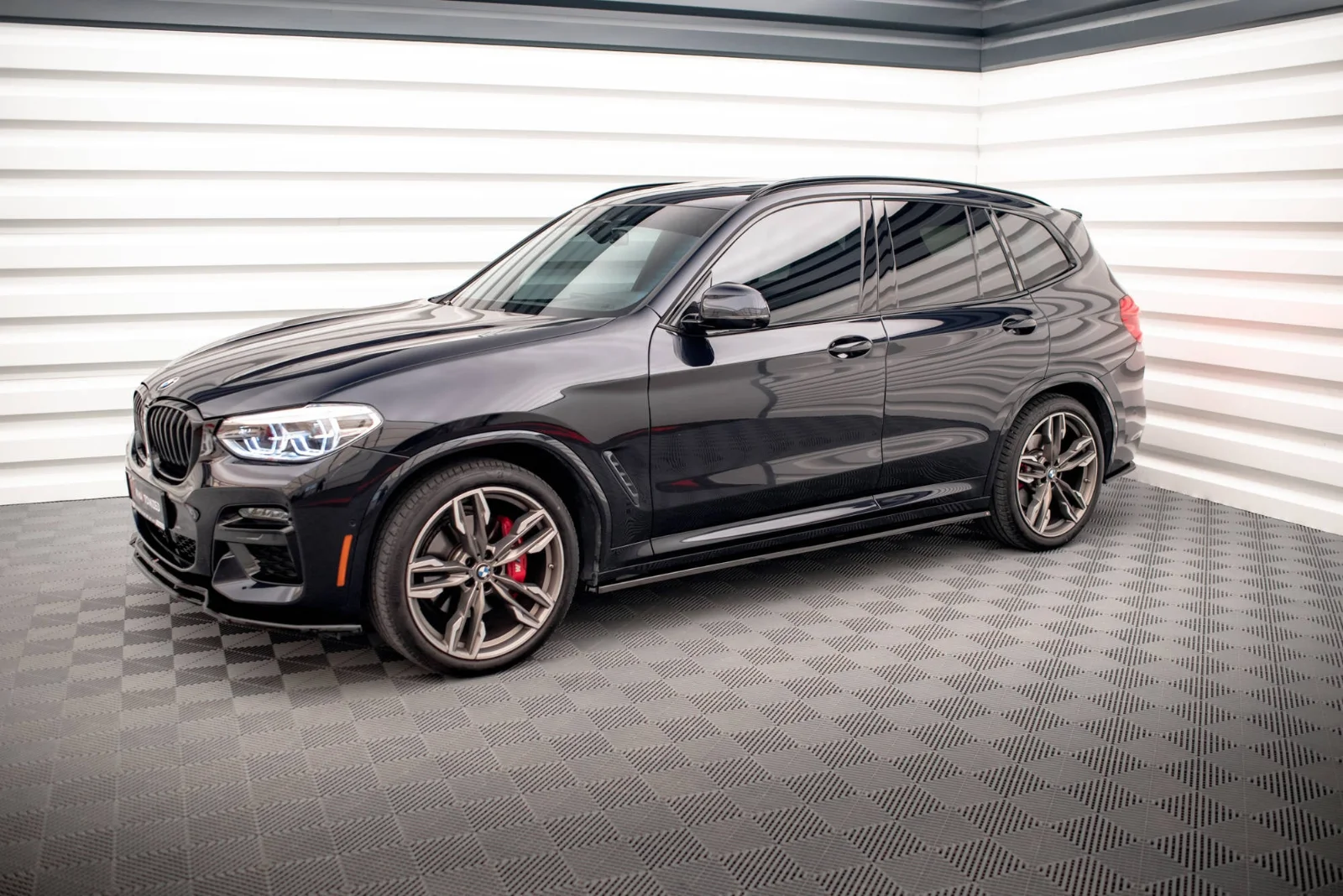 Maxton Design Splitter-Set für BMW X3 M40d M40i G01 – Schwarz glänzend