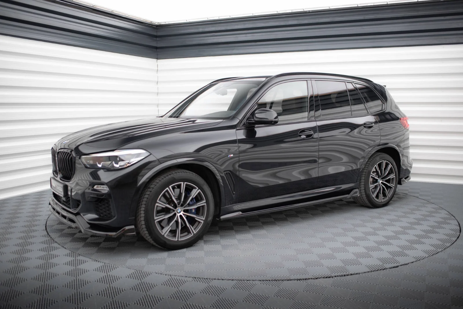 Maxton Design Splitter-Set für BMW X5 M-Paket G05 – Schwarz glänzend
