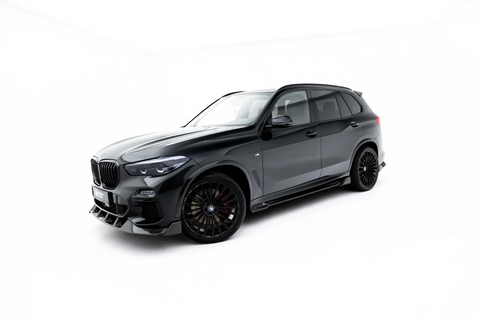 Maxton Design Splitter-Set für BMW X5 M-Paket G05 – Sichtcarbon (Prepreg)
